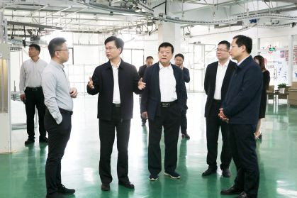 浙江省貿(mào)促會陳宗堯會長一行來衣拿智能調(diào)研